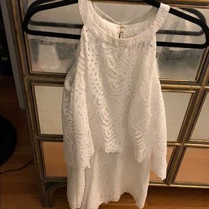 Lily Pulitzer size 2 white lace romper